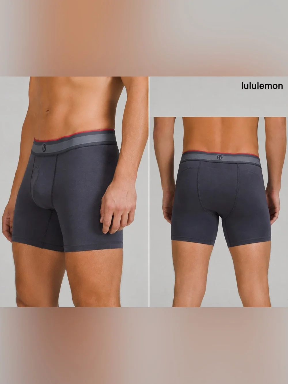 All In Motion Men’s Boxer Briefs Small Black Athletic Underwear 5” Inseam